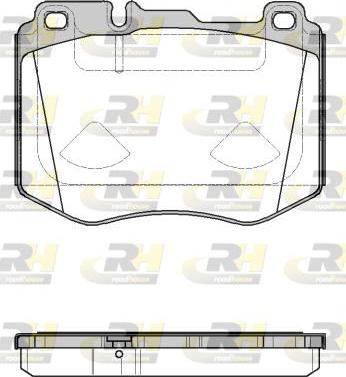 Roadhouse 21604.10 - Тормозные колодки, дисковые, комплект autodnr.net