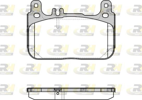 Roadhouse 21622.00 - Гальмівні колодки, дискові гальма autocars.com.ua