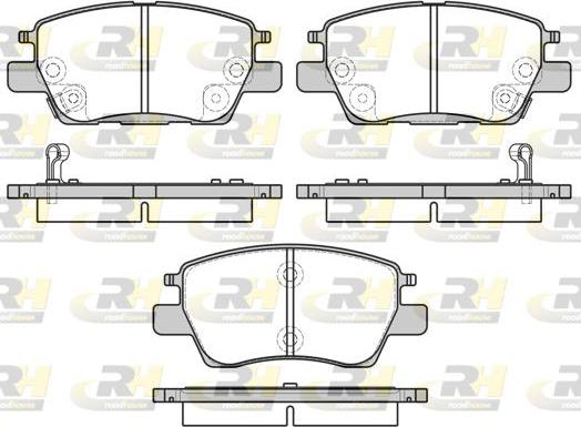 Roadhouse 21630.12 - Гальмівні колодки, дискові гальма autocars.com.ua