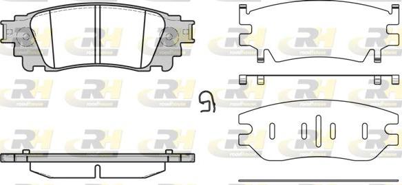 Roadhouse 21636.00 - Гальмівні колодки, дискові гальма autocars.com.ua