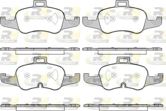 Roadhouse 21653.00 - Тормозные колодки, дисковые, комплект autodnr.net