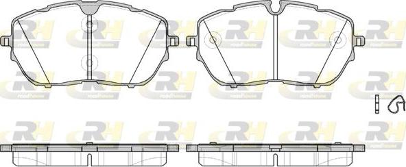 Roadhouse 21654.00 - Тормозные колодки, дисковые, комплект avtokuzovplus.com.ua