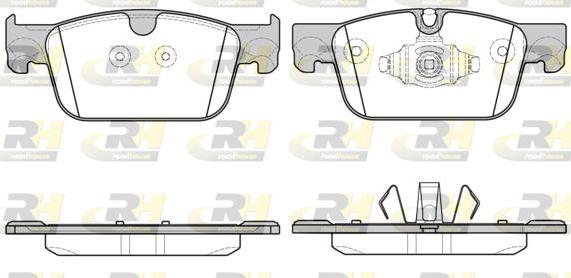 Roadhouse 21692.10 - Гальмівні колодки, дискові гальма autocars.com.ua