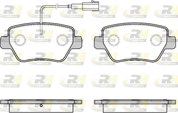 Roadhouse 21694.01 - Гальмівні колодки, дискові гальма autocars.com.ua