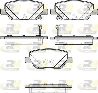 Roadhouse 21700.02 - Тормозные колодки, дисковые, комплект avtokuzovplus.com.ua