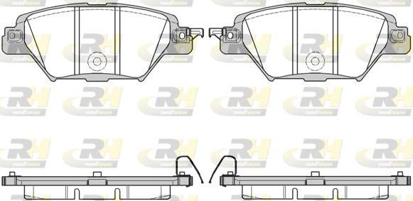 Roadhouse 21712.04 - Гальмівні колодки, дискові гальма autocars.com.ua