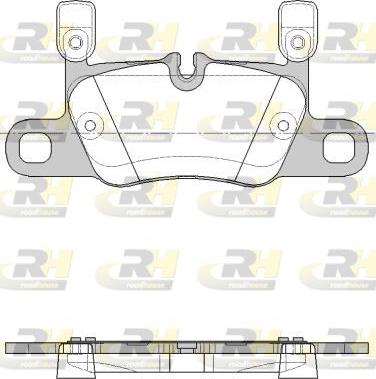 Roadhouse 21714.20 - Гальмівні колодки, дискові гальма autocars.com.ua