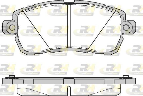 Roadhouse 21728.00 - Гальмівні колодки, дискові гальма autocars.com.ua