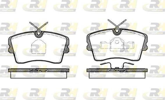 Roadhouse 2173.10 - Гальмівні колодки, дискові гальма autocars.com.ua