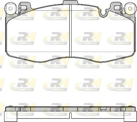 Roadhouse 21733.00 - Гальмівні колодки, дискові гальма autocars.com.ua