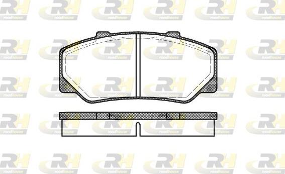 Roadhouse 2176.00 - Тормозные колодки, дисковые, комплект autodnr.net