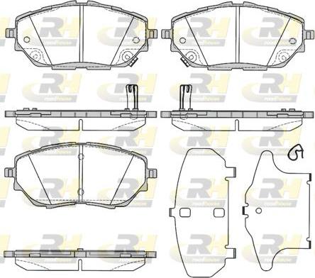 Roadhouse 21786.02 - Тормозные колодки, дисковые, комплект autodnr.net