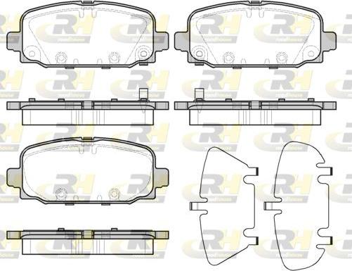 Roadhouse 21796.02 - Гальмівні колодки, дискові гальма autocars.com.ua