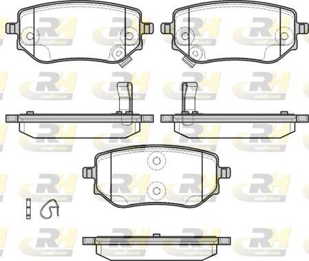 Roadhouse 21802.02 - Тормозные колодки, дисковые, комплект autodnr.net