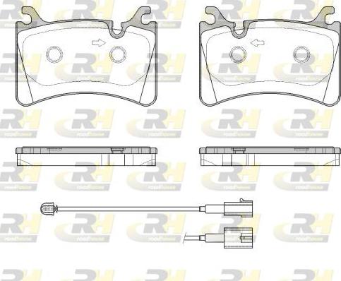 Roadhouse 21817.02 - Гальмівні колодки, дискові гальма autocars.com.ua