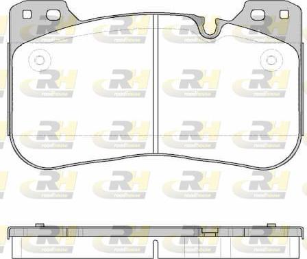 Roadhouse 21834.00 - Гальмівні колодки, дискові гальма autocars.com.ua