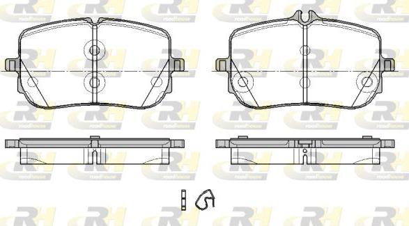 Roadhouse 21835.00 - Гальмівні колодки, дискові гальма autocars.com.ua