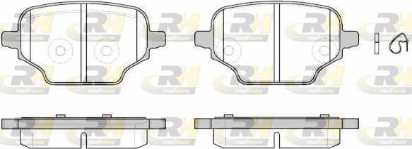 Roadhouse 21837.00 - Тормозные колодки, дисковые, комплект avtokuzovplus.com.ua