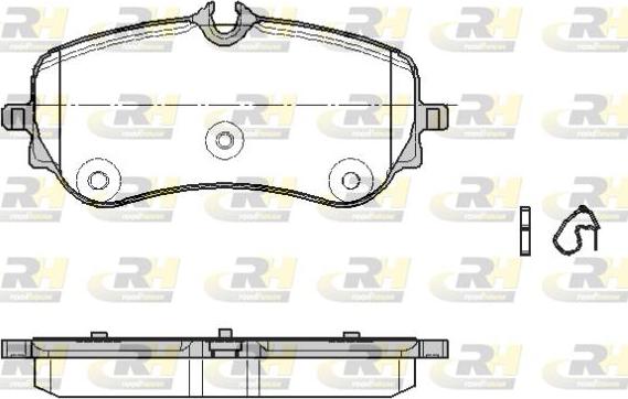 Roadhouse 21848.00 - Тормозные колодки, дисковые, комплект avtokuzovplus.com.ua