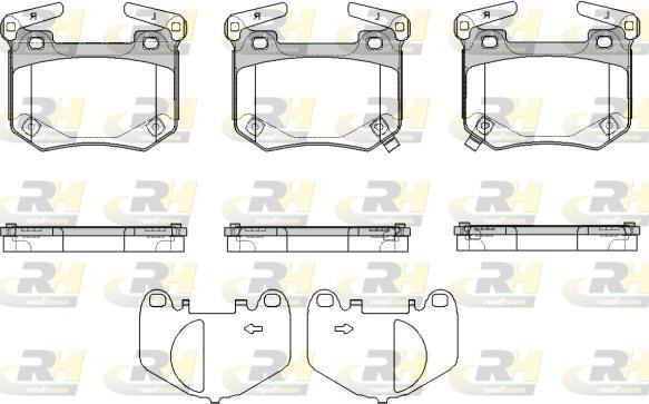 Roadhouse 21849.02 - Гальмівні колодки, дискові гальма autocars.com.ua