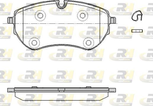 Roadhouse 21853.00 - Гальмівні колодки, дискові гальма autocars.com.ua