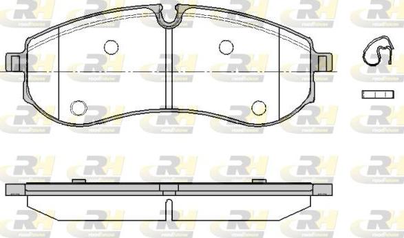 Roadhouse 21856.00 - Гальмівні колодки, дискові гальма autocars.com.ua