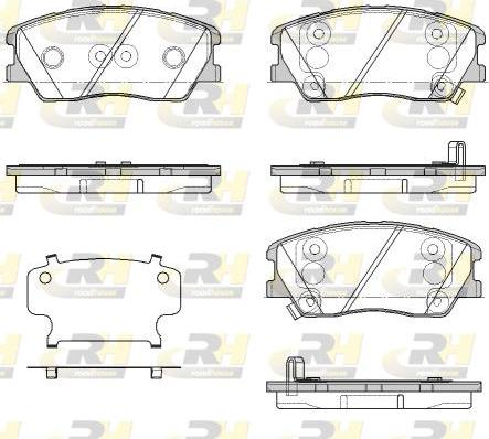 Roadhouse 21884.02 - Гальмівні колодки, дискові гальма autocars.com.ua