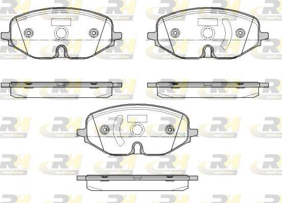 Roadhouse 21906.01 - Гальмівні колодки, дискові гальма autocars.com.ua