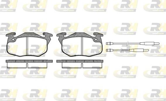 Roadhouse 2192.34 - Тормозные колодки, дисковые, комплект autodnr.net