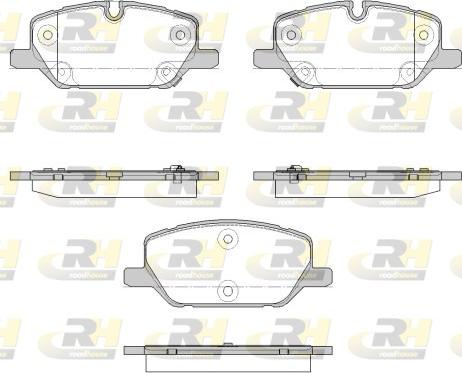 Roadhouse 21926.12 - Гальмівні колодки, дискові гальма autocars.com.ua