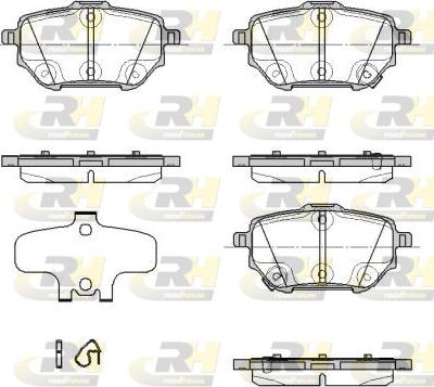 Roadhouse 21937.02 - Гальмівні колодки, дискові гальма autocars.com.ua