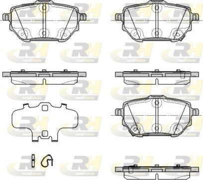 Roadhouse 21937.03 - Гальмівні колодки, дискові гальма autocars.com.ua