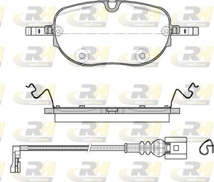 Roadhouse 21963.01 - Тормозные колодки, дисковые, комплект autodnr.net