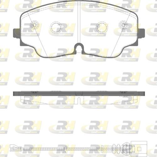 Roadhouse 21984.01 - Тормозные колодки, дисковые, комплект autodnr.net