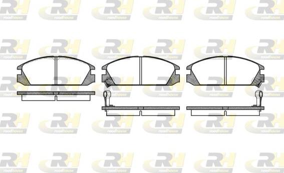 Roadhouse 2228.02 - Гальмівні колодки, дискові гальма autocars.com.ua