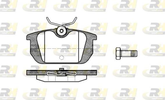 Roadhouse 2231.10 - Гальмівні колодки, дискові гальма autocars.com.ua