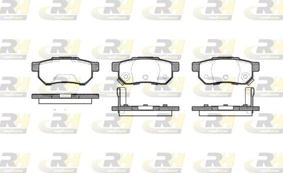 Roadhouse 2233.64 - Гальмівні колодки, дискові гальма autocars.com.ua