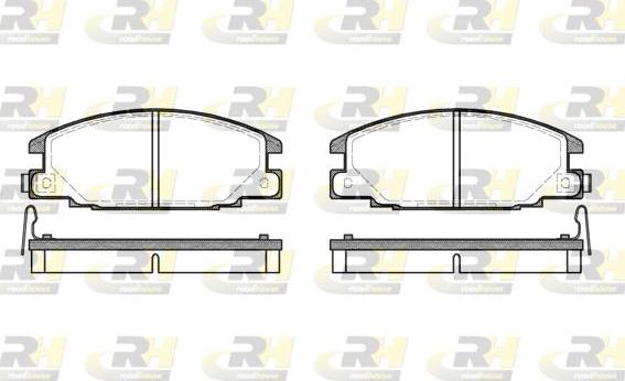 Roadhouse 2238.14 - Гальмівні колодки, дискові гальма autocars.com.ua