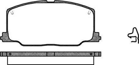 Alpha Brakes HKP-TY-037 - Гальмівні колодки, дискові гальма autocars.com.ua