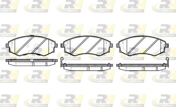 Roadhouse 2318.42 - Гальмівні колодки, дискові гальма autocars.com.ua