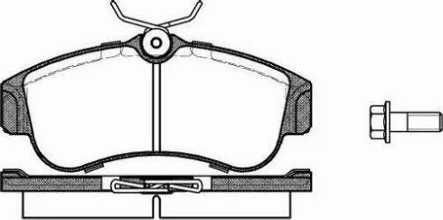 Alpha Brakes HKP-NS-051 - Тормозные колодки, дисковые, комплект autodnr.net