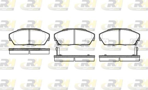 Roadhouse 2323.02 - Гальмівні колодки, дискові гальма autocars.com.ua