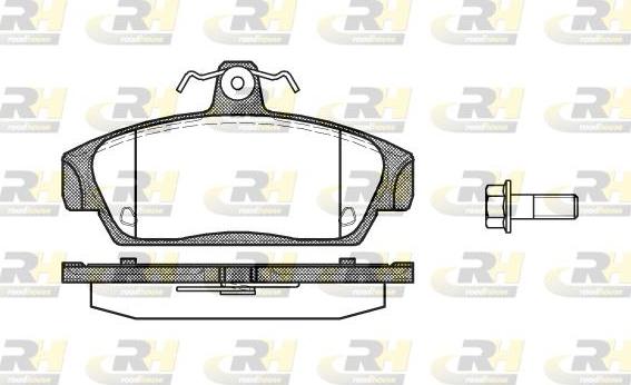 Roadhouse 2336.00 - Гальмівні колодки, дискові гальма autocars.com.ua