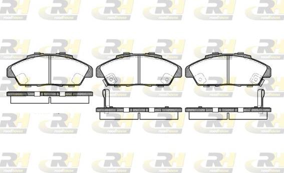 Roadhouse 2341.02 - Тормозные колодки, дисковые, комплект autodnr.net