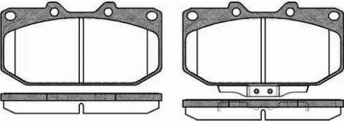 Alpha Brakes HKP-NS-047 - Гальмівні колодки, дискові гальма autocars.com.ua