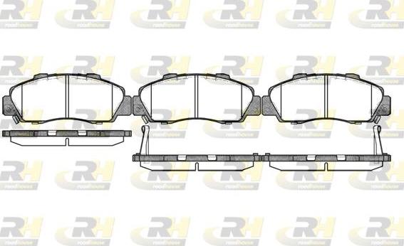 Roadhouse 2351.32 - Гальмівні колодки, дискові гальма autocars.com.ua