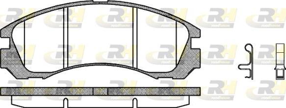 Roadhouse 2354.32 - Гальмівні колодки, дискові гальма autocars.com.ua