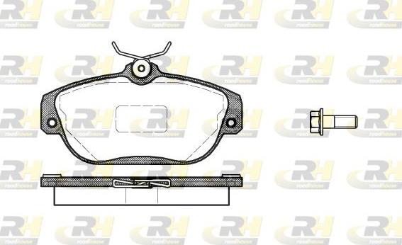 Roadhouse 2368.10 - Тормозные колодки, дисковые, комплект avtokuzovplus.com.ua