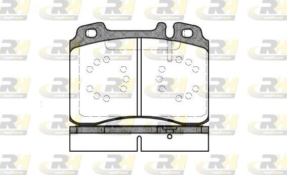 Roadhouse 2379.20 - Тормозные колодки, дисковые, комплект autodnr.net