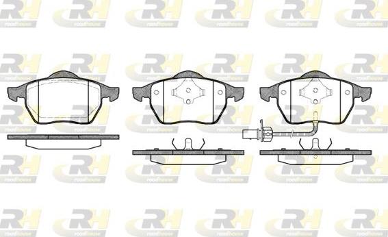 Roadhouse 2390.11 - Тормозные колодки, дисковые, комплект autodnr.net